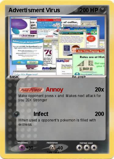 Pokemon Advertisment Virus