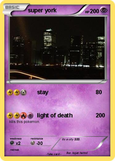 Pokemon super york