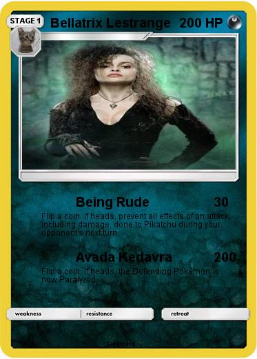 Pokemon Bellatrix Lestrange