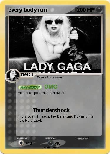 Pokemon every body run