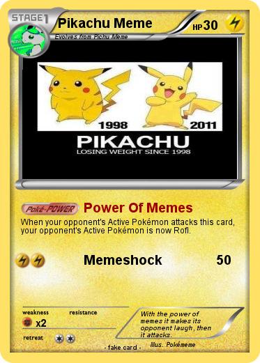Pokemon Pikachu Meme