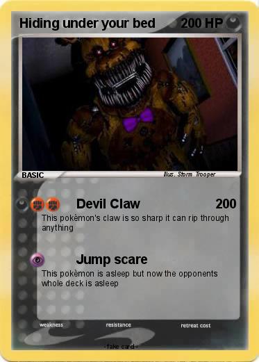 Pokemon Hiding under your bed