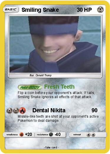 Pokemon Smiling Snake