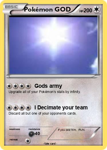 Pokemon Pokémon GOD