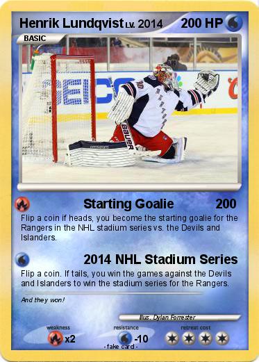Pokemon Henrik Lundqvist