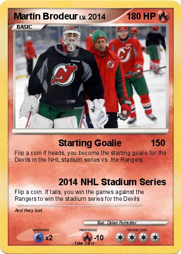 Pokemon Martin Brodeur