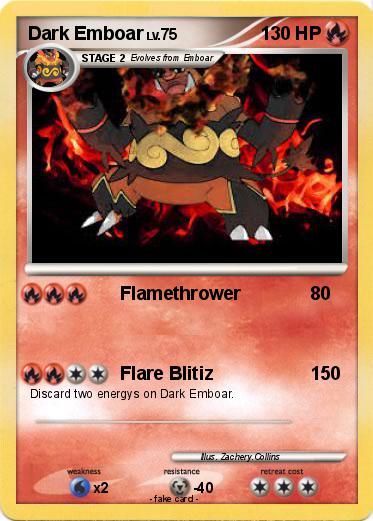 Pokemon Dark Emboar