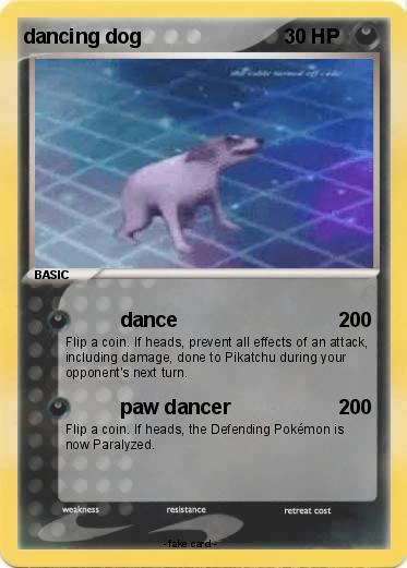 Pokemon dancing dog