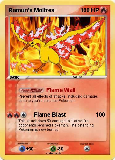 Pokemon Ramun's Moltres