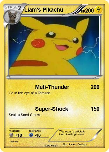 Pokemon Liam's Pikachu