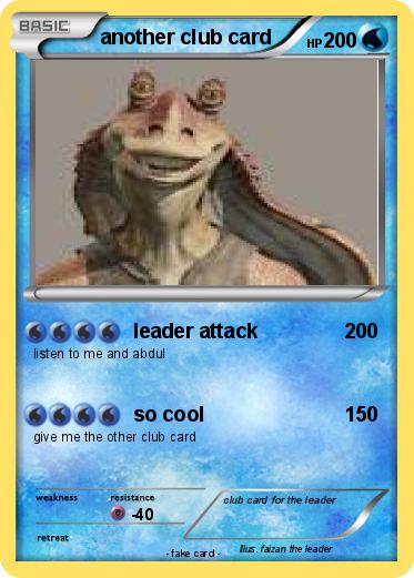 Pokemon another club card