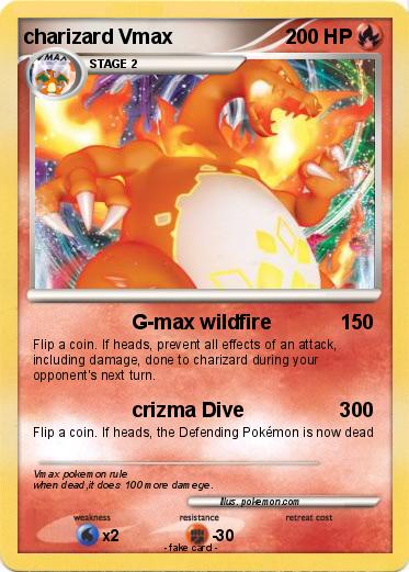 Pokemon charizard Vmax