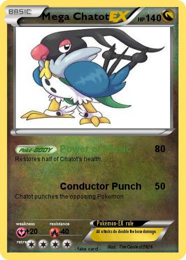 Pokemon Mega Chatot
