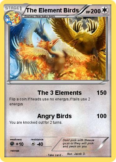 Pokemon The Element Birds