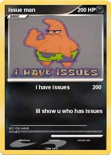 Pokemon issue man