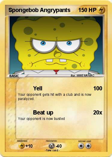 Pokemon Spongebob Angrypants