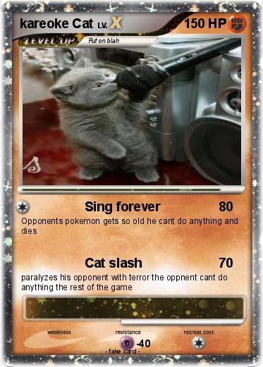 Pokemon kareoke Cat