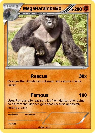 Pokemon MegaHarambeEX