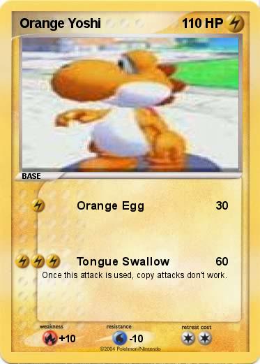 Pokemon Orange Yoshi