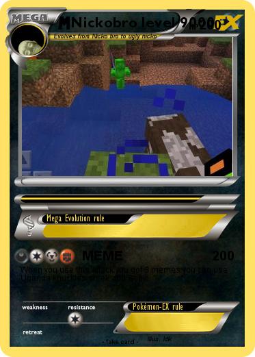 Pokemon Nickobro level 9000