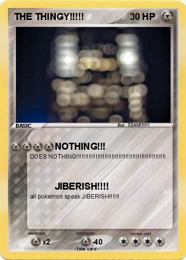 Pokemon THE THINGY!!!!!