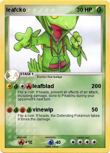 Pokemon leafcko