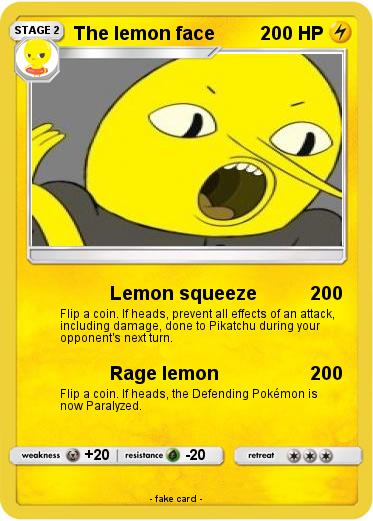 Pokemon The lemon face