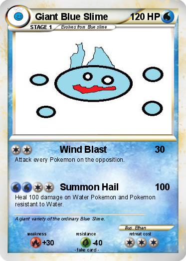 Pokemon Giant Blue Slime
