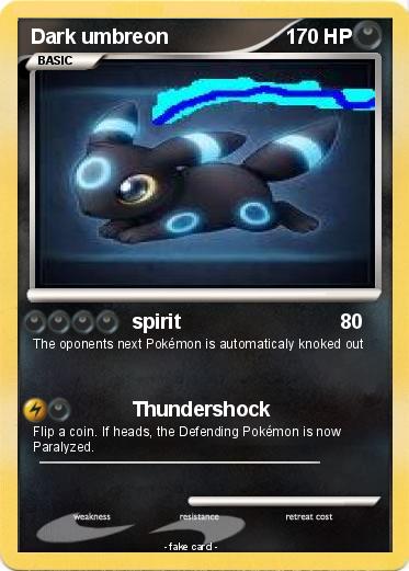 Pokemon Dark umbreon