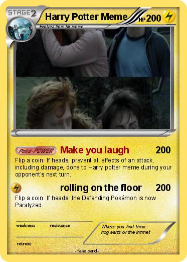 Pokemon Harry Potter Meme