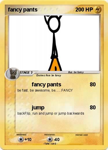 Pokemon fancy pants