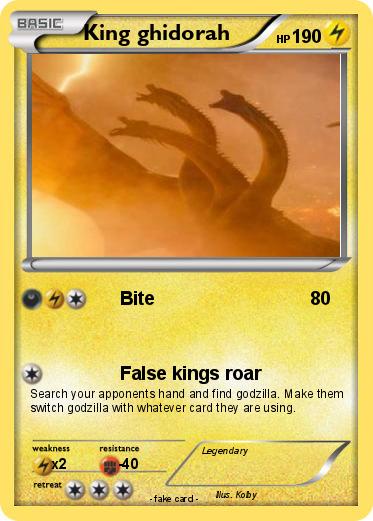 Pokemon King ghidorah