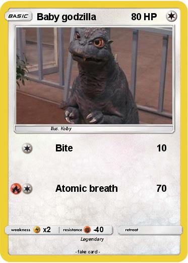 Pokemon Baby godzilla