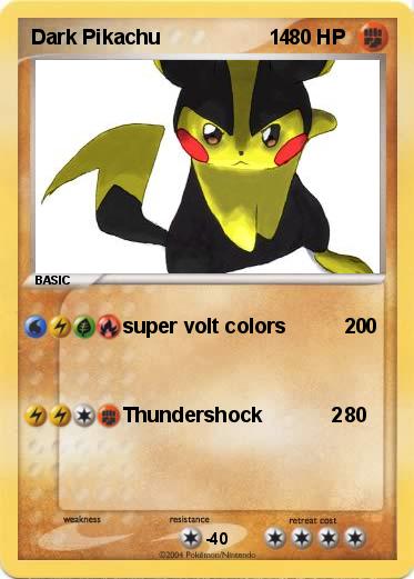 Pokemon Dark Pikachu                   14