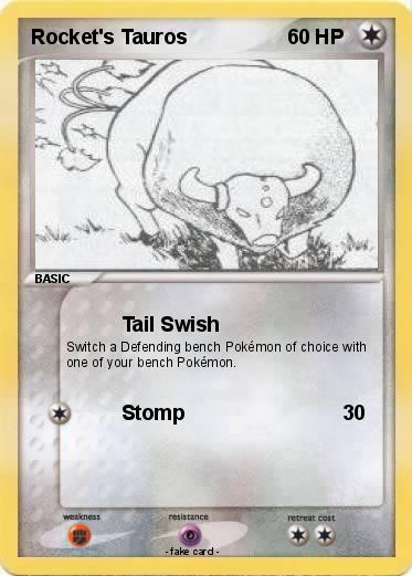 Pokemon Rocket's Tauros
