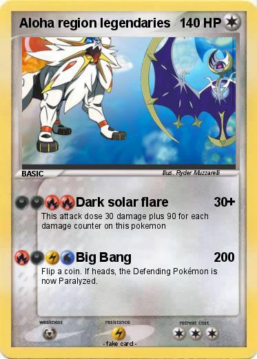Pokemon Aloha region legendaries