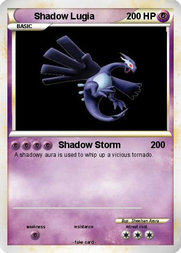 Pokemon Shadow Lugia