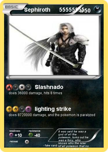 Pokemon Sephiroth      55555555