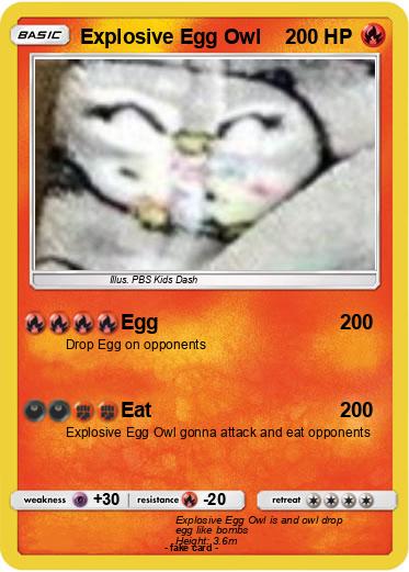 Pokemon Explosive Egg Owl