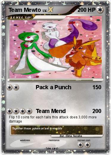 Pokemon Team Mewto