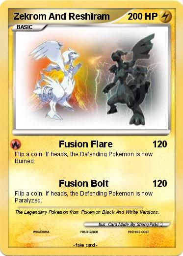 Pokemon Zekrom And Reshiram
