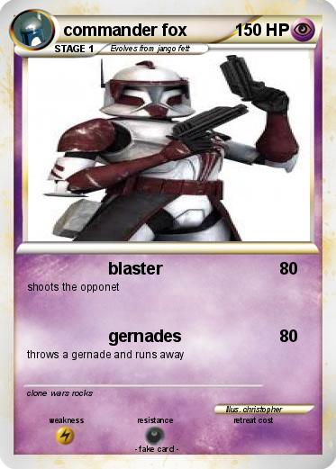 Pokemon commander fox