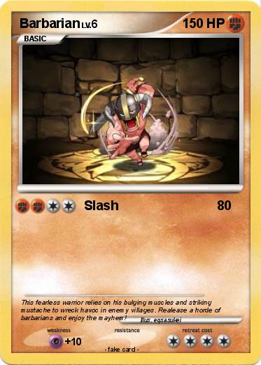 Pokemon Barbarian