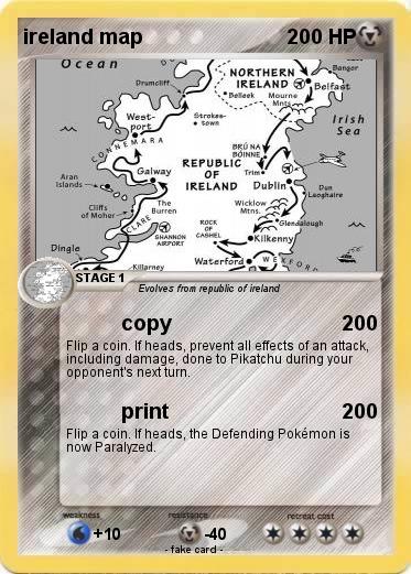 Pokemon ireland map
