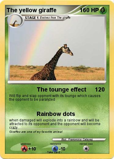 Pokemon The yellow giraffe