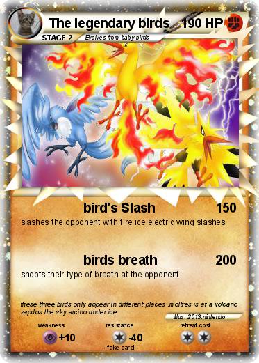 Pokemon The legendary birds