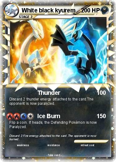 Pokemon White black kyurem