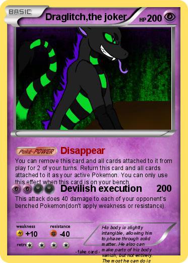 Pokemon Draglitch,the joker