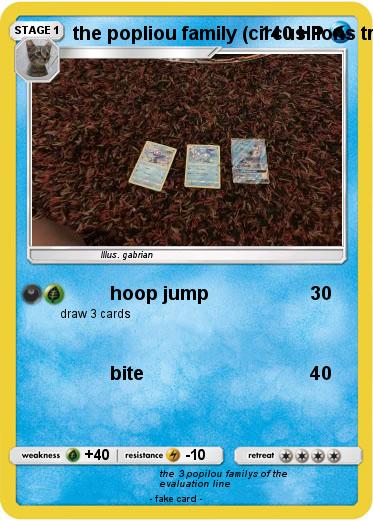 Pokemon the popliou family (circus lions trio )