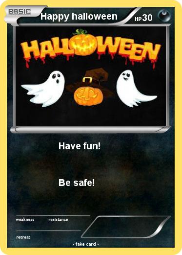 Pokemon Happy halloween